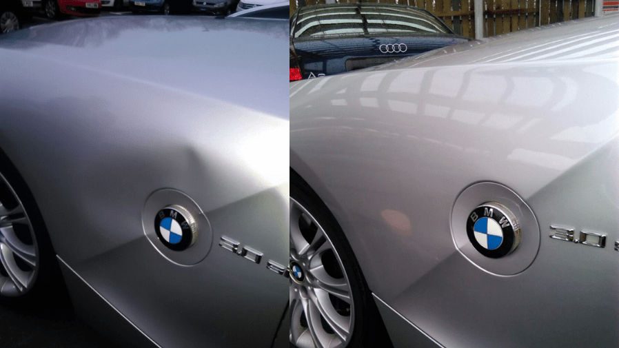 Successful Dent Repair on a BMW